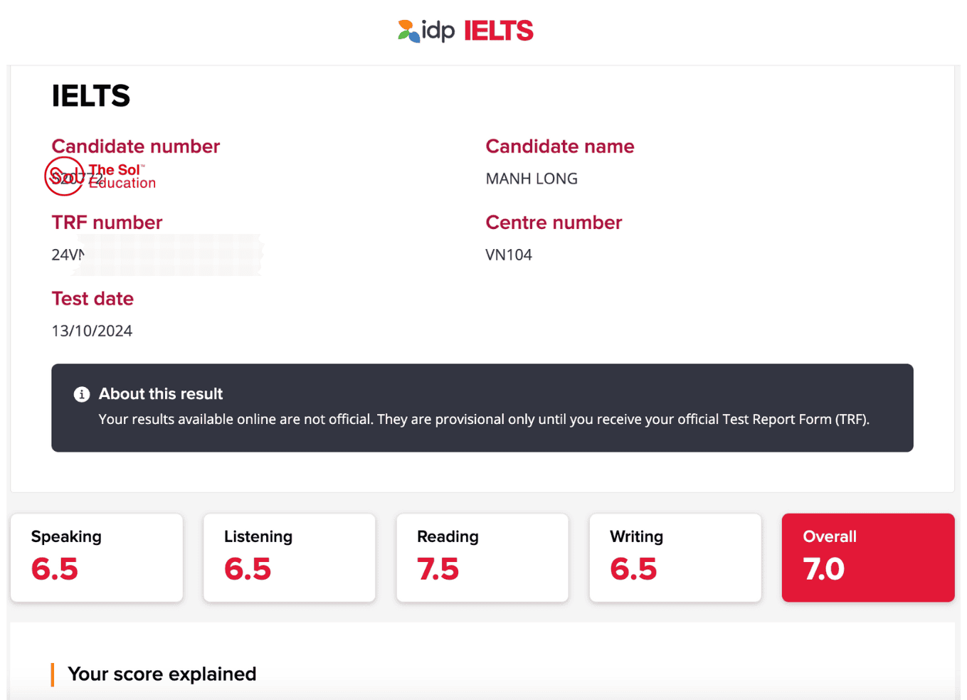 Nguyen Manh Long 7.0