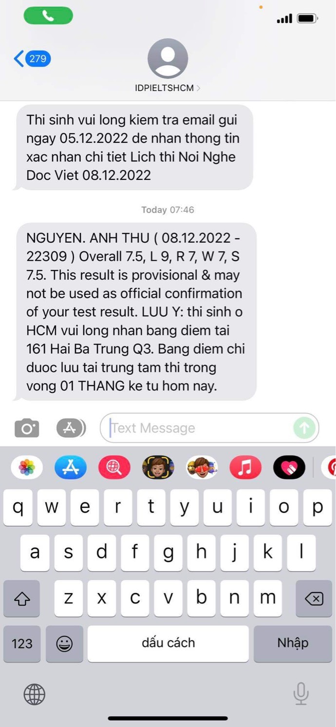 Anh Thư 7.5 IELTS